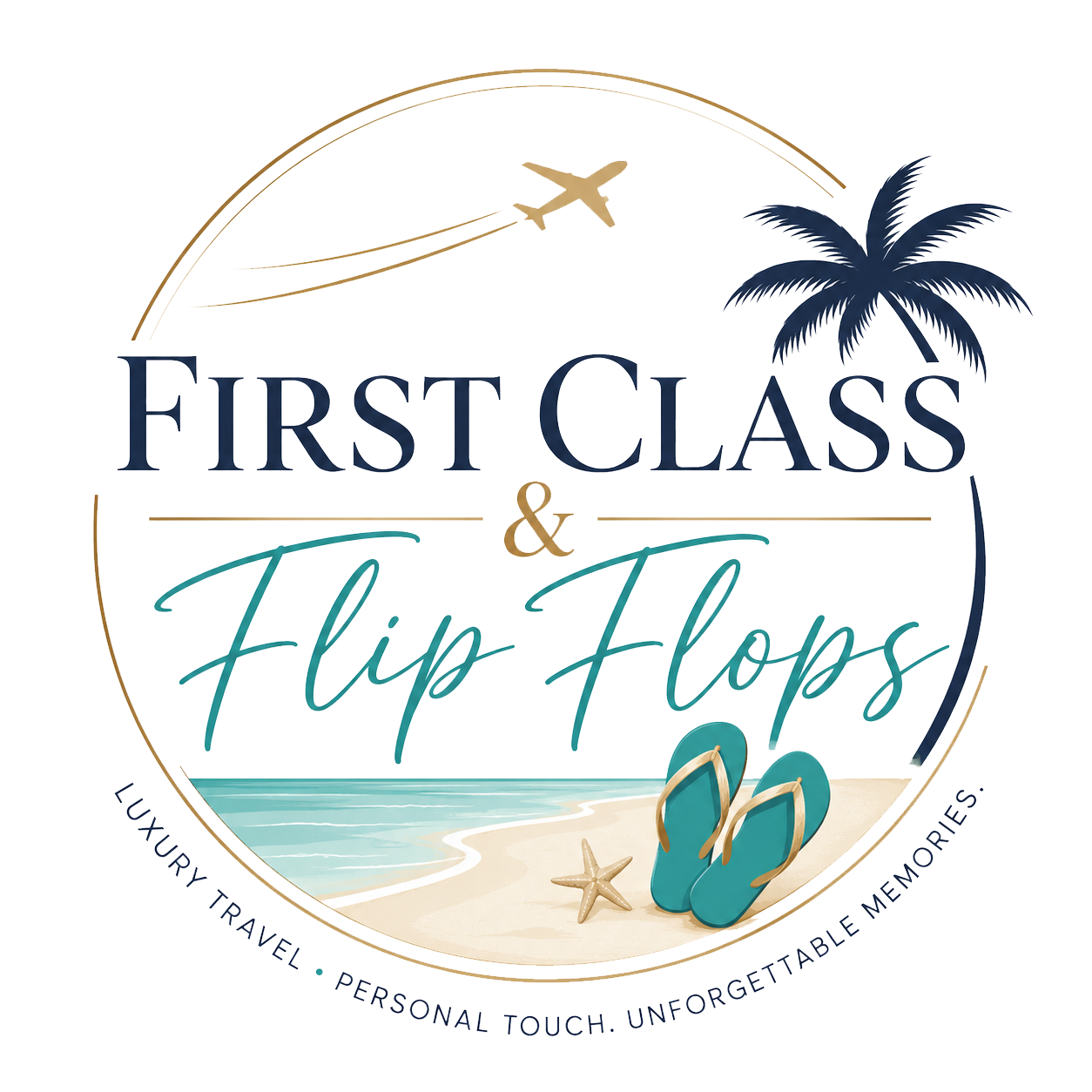 First Class & Flip Flops Logo